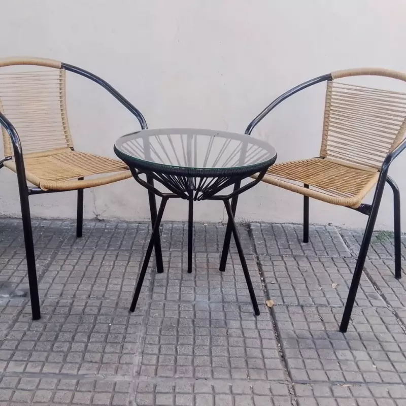 Mesa acapulco Negro/Negro