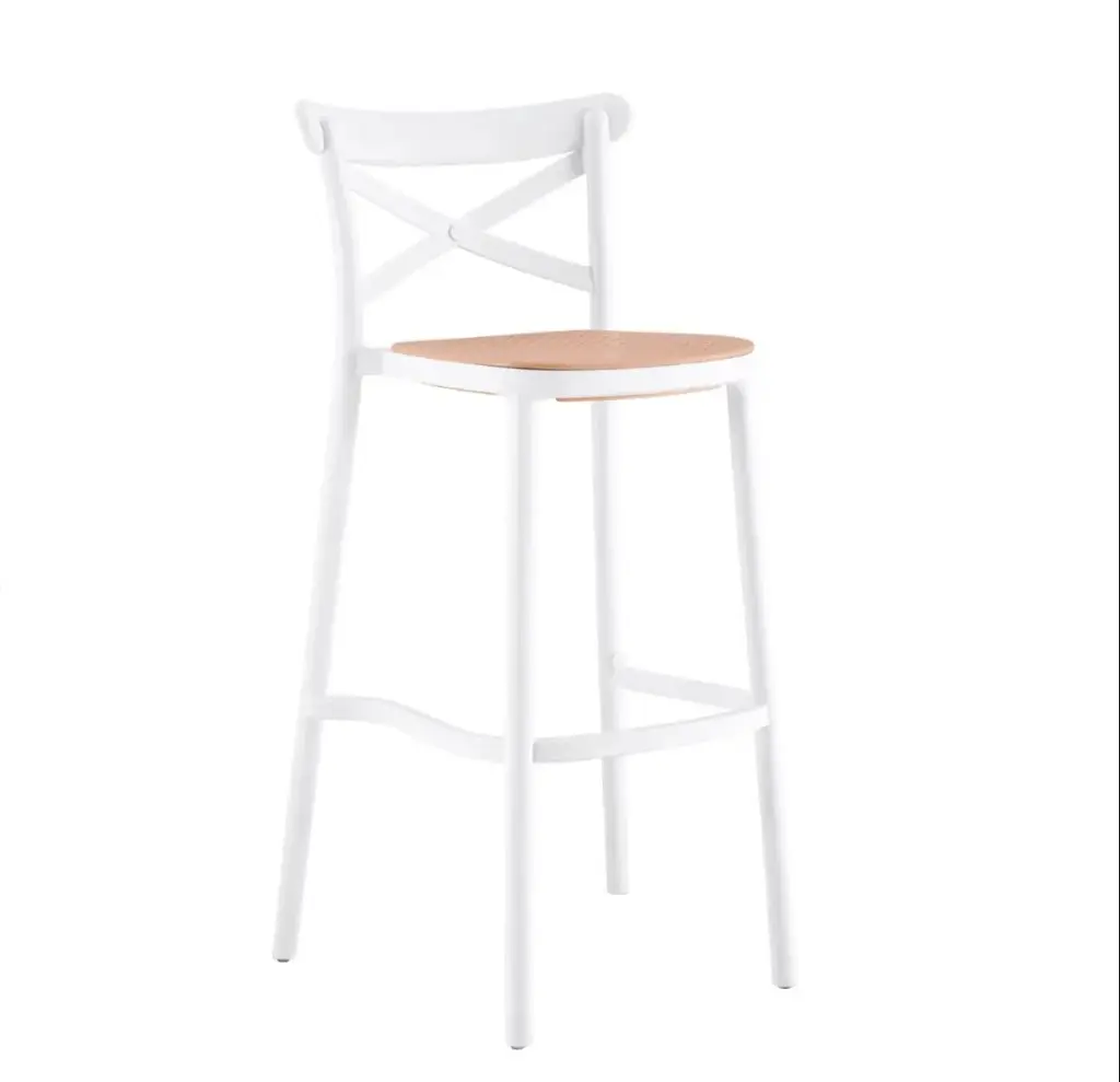 Banqueta Cross PP Blanco