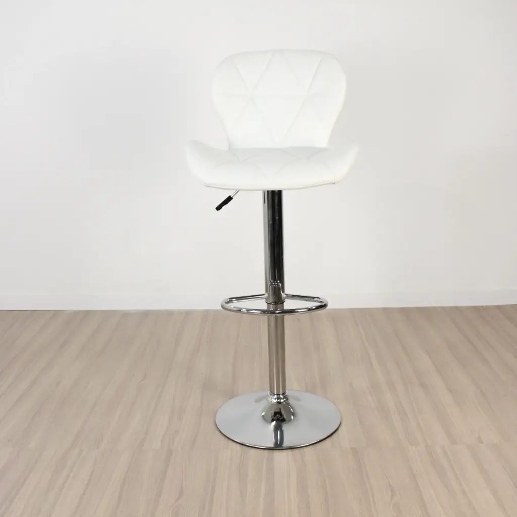 Banqueta Hexagonal Blanco