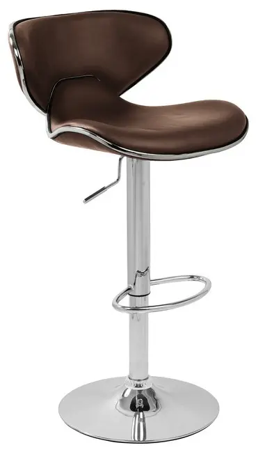 Banqueta Shell Cromada 1 Unidad Altura 82 Cm