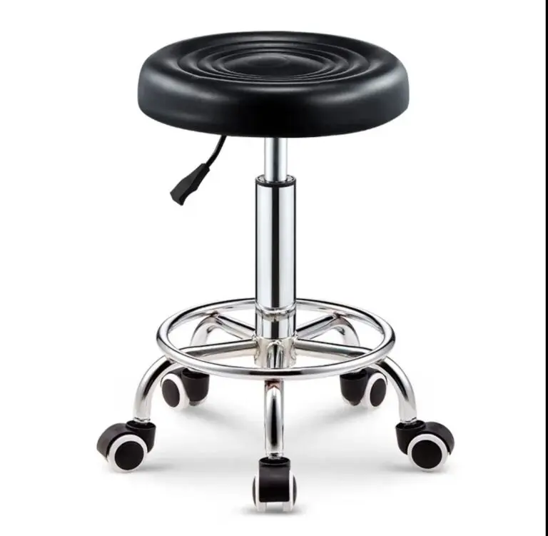 Banqueta Circular Giratoria negro