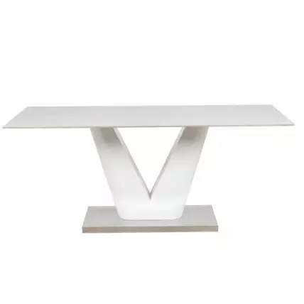 Mesa Suecia Neolith 180x90 Base Blanco