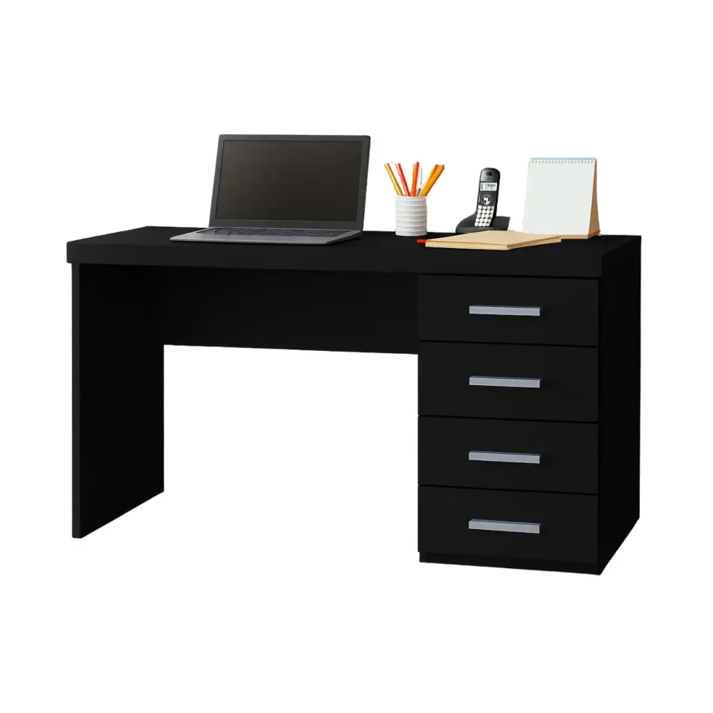 Escritorio Mesa rack Malta negro