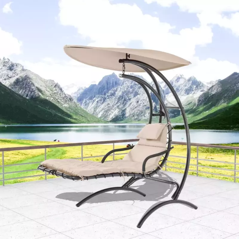 Hamaca Luna con pie y almohadón