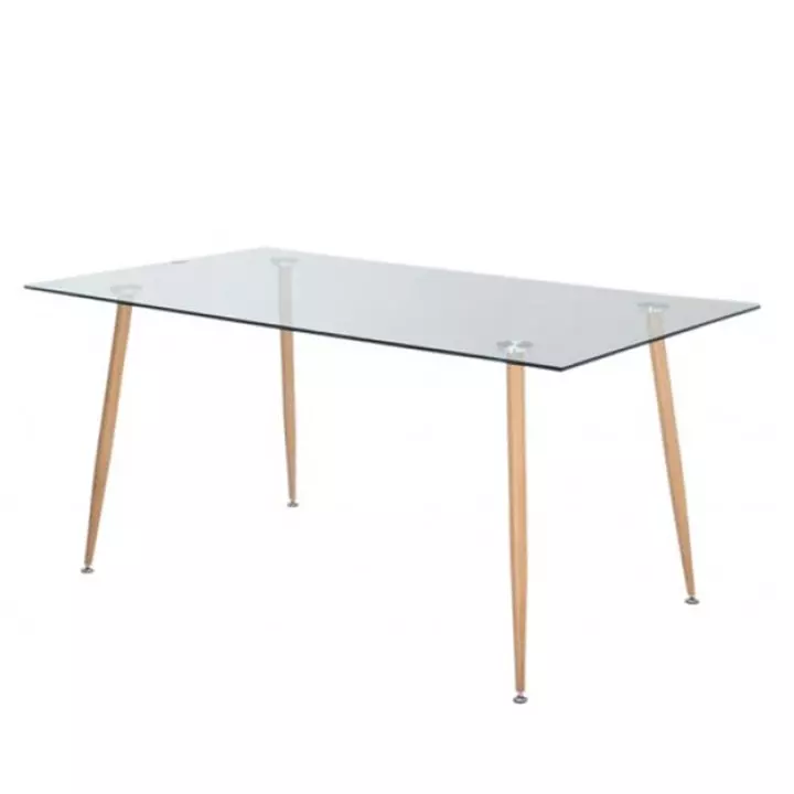 Mesa Iriarte Base Natural 140x90cm