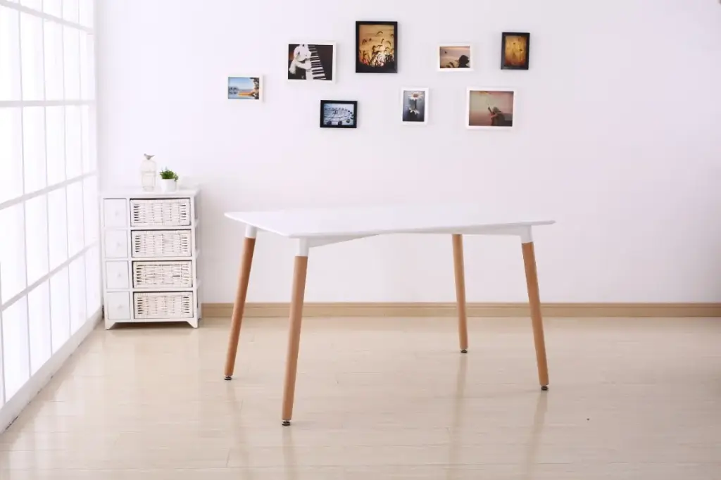 Mesa Nordica 120x80 Importada Blanco