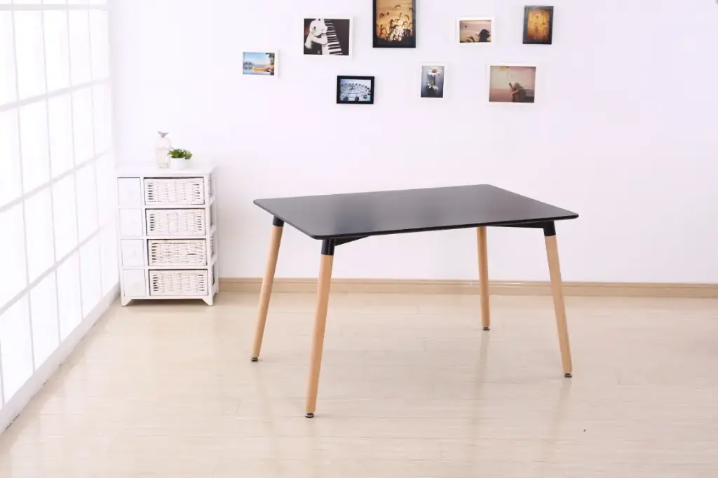 Mesa Nordica 120x80 Importada Negro