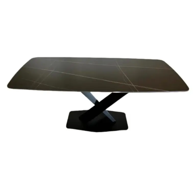 Mesa Polo Neolith Base negra 160x90cm