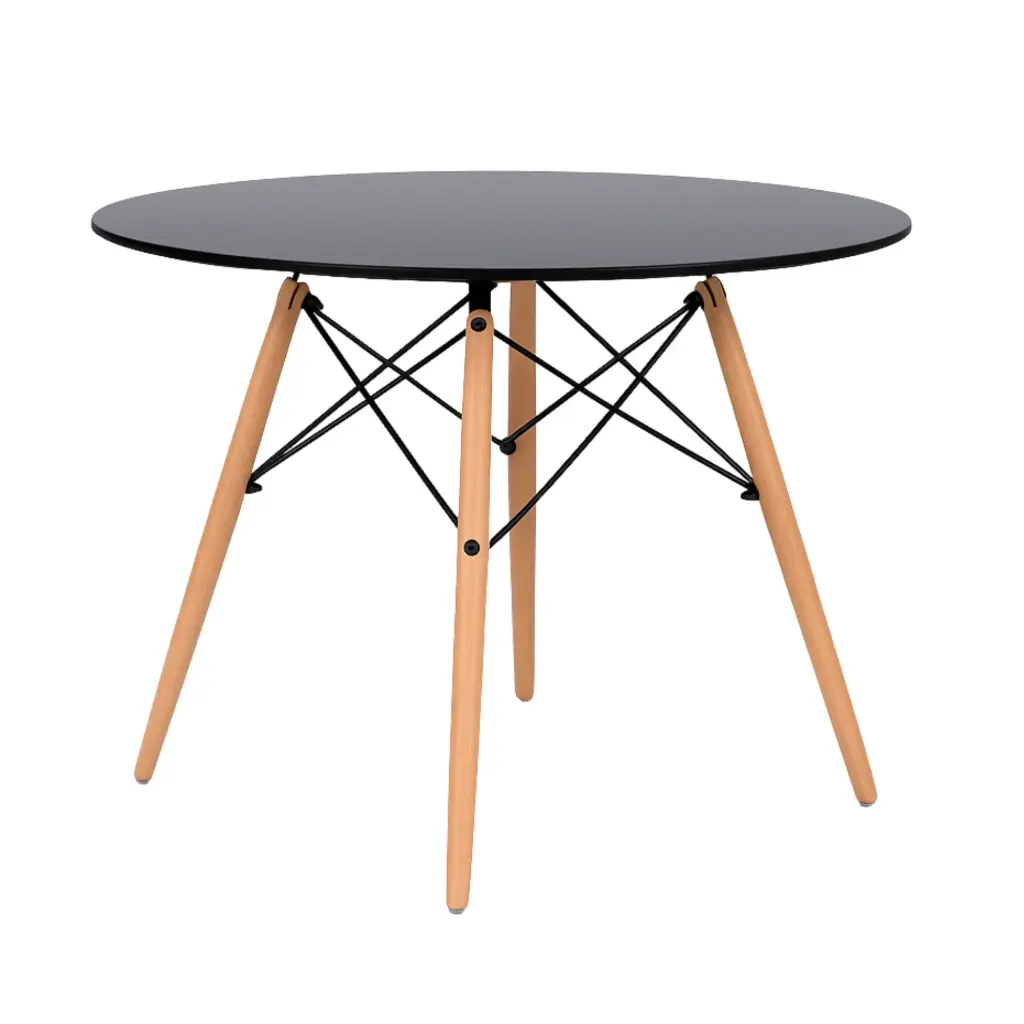 Mesa Eames 80cm Eames Mdf Negro