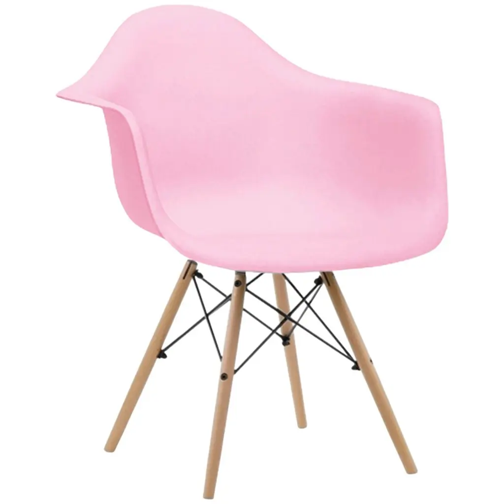 Sillón Eames Rosa