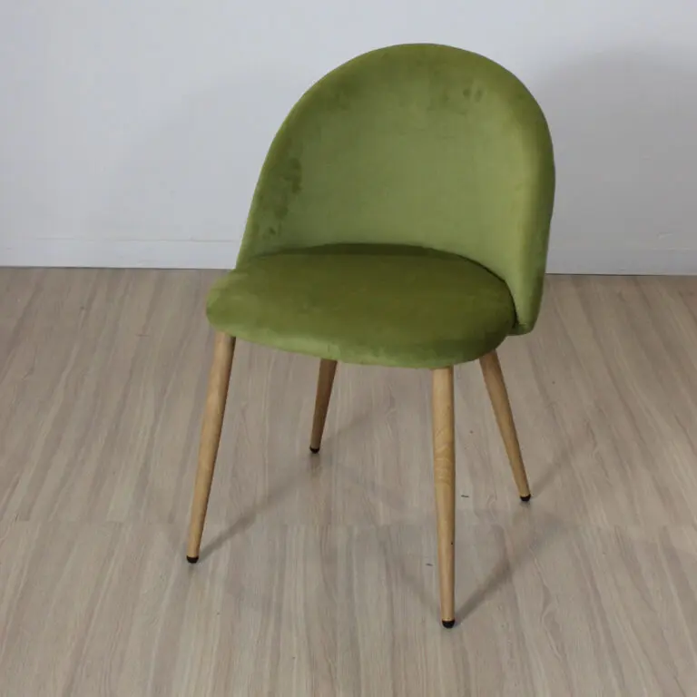 Silla Paris Pana Base Simil Madera Verde Oliva (Munich)