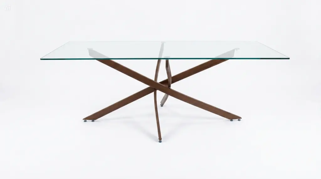 Mesa Insignia Patas Madera 180x90