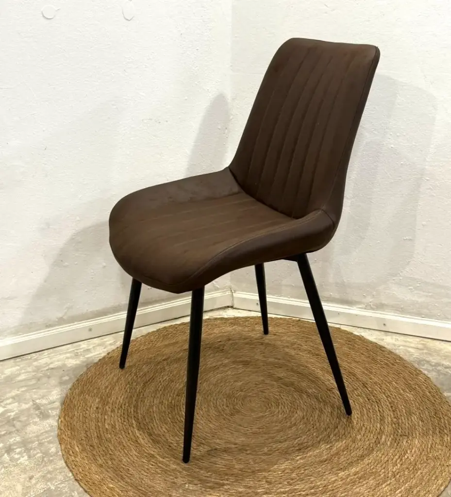Silla Austria eco-cuero Marrón
