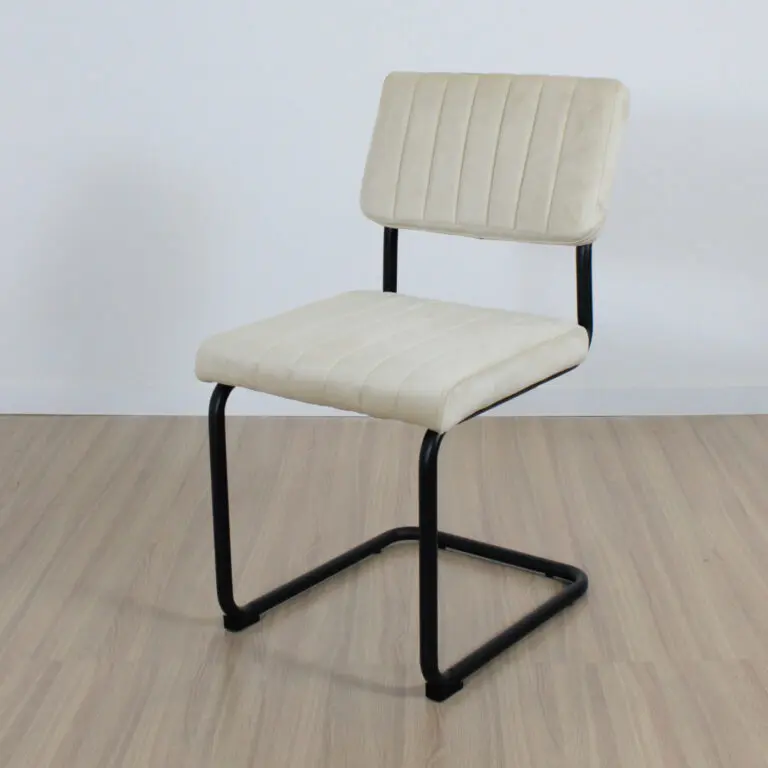 Silla Cesca pata negra pana beige