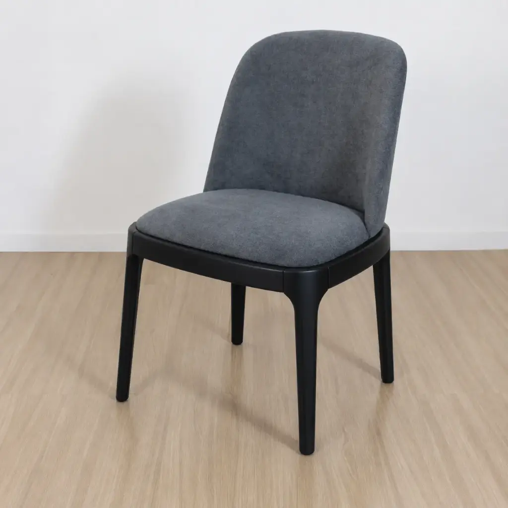 SET X 2 SILLA GARDENIA BASE NEGRA GRIS