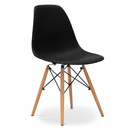 Silla Eames negro