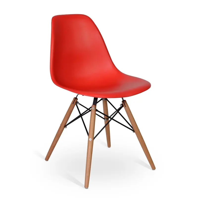 Silla Eames rojo