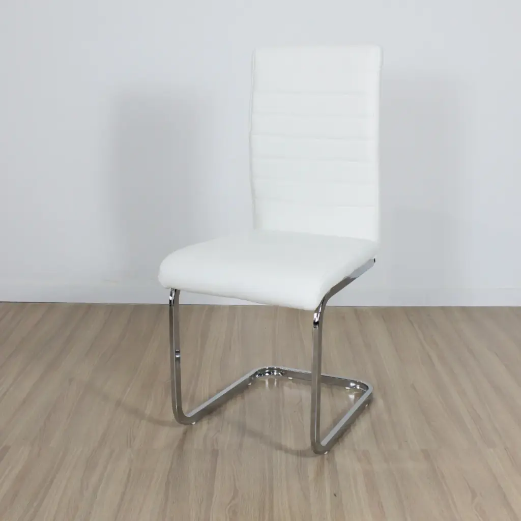 Silla Luo Ecocuero Blanco