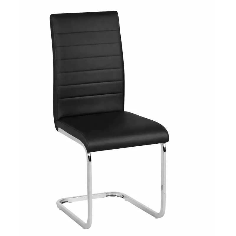 Silla Luo Ecocuero Negro