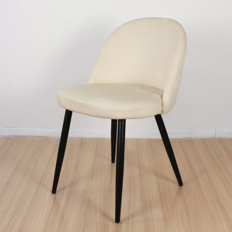 Silla Macron Pana Beige base negra (Berlin)