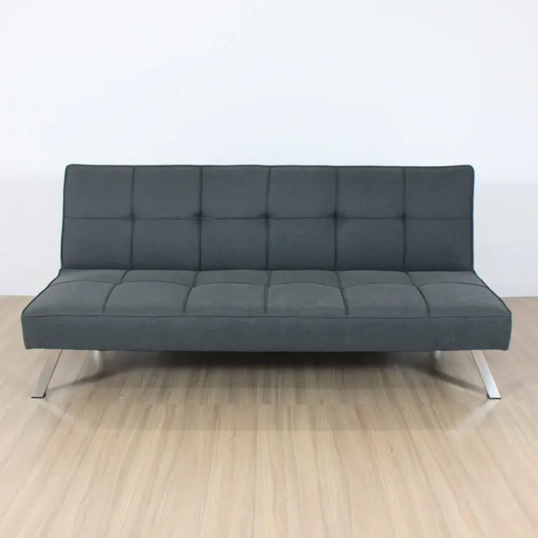 Sofá Cama 3 cuerpos Gris Oscuro