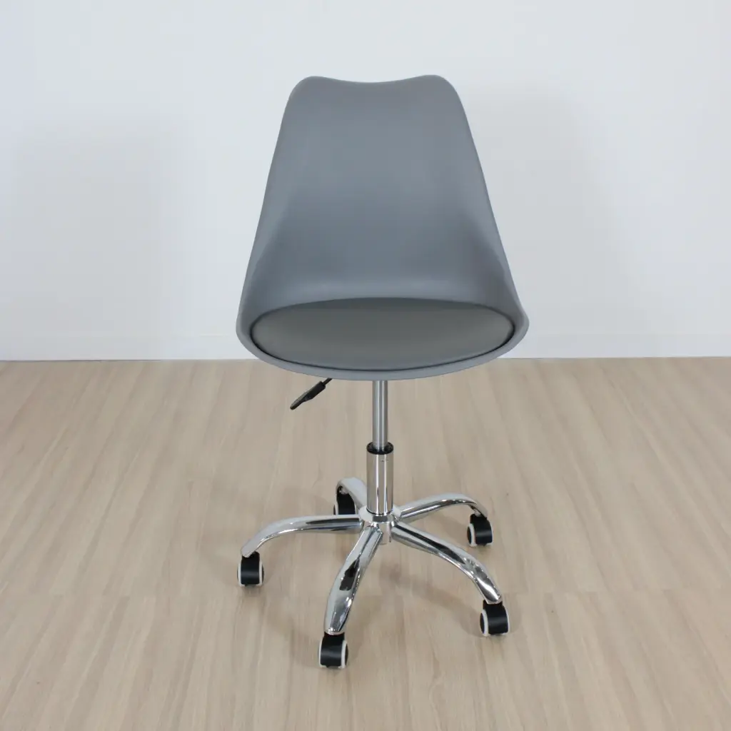 Silla Giratoria Tulip Gris