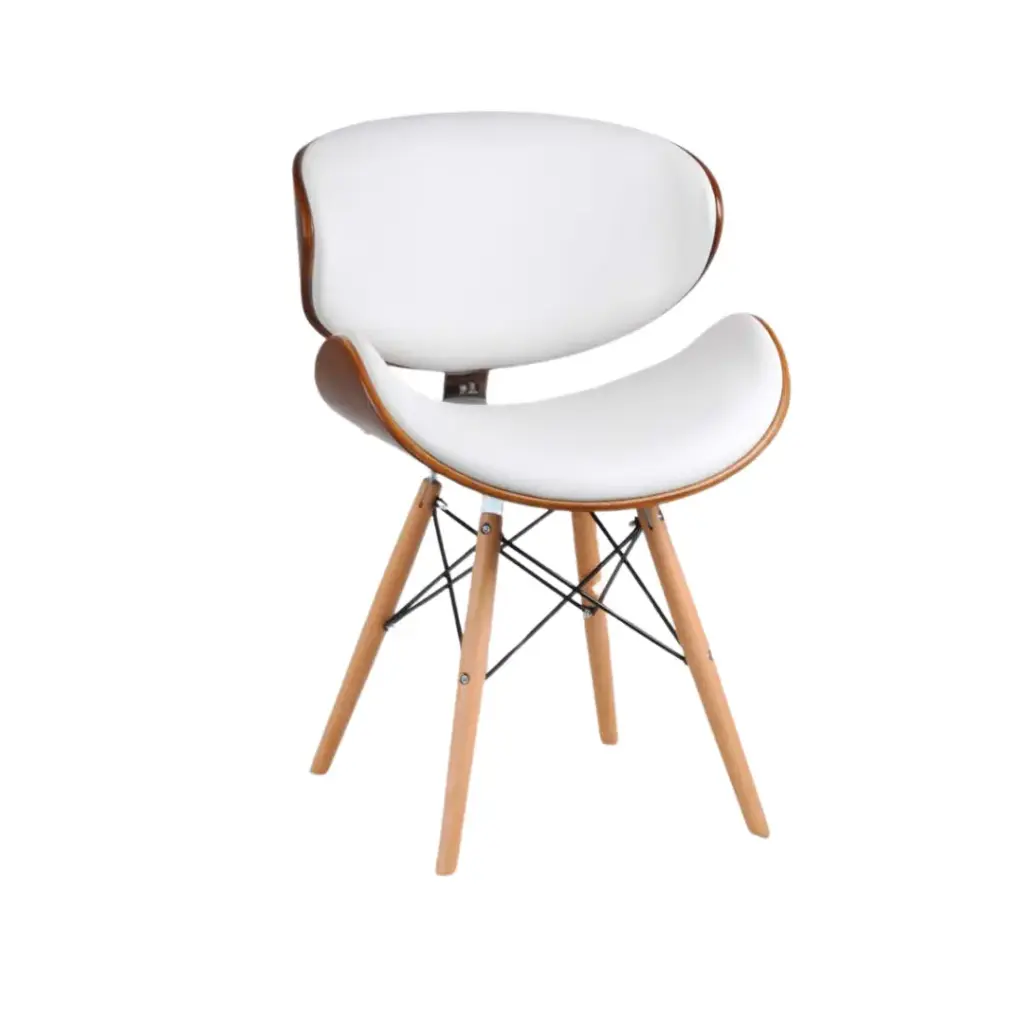 Silla Premier Eames Fija Blanco