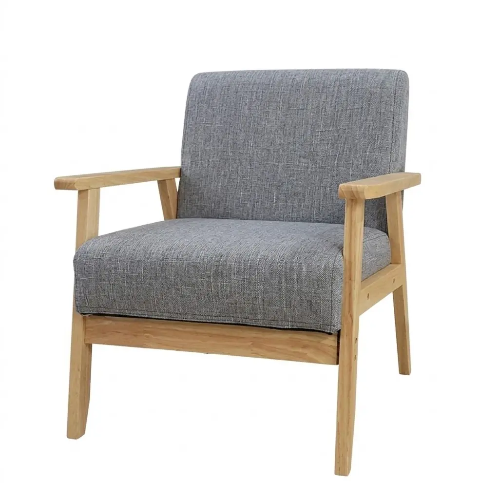 Sofa nordico escandinavo 1 Cuerpo Gris