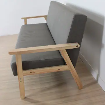 Sofa nordico 2 cuerpos Gris