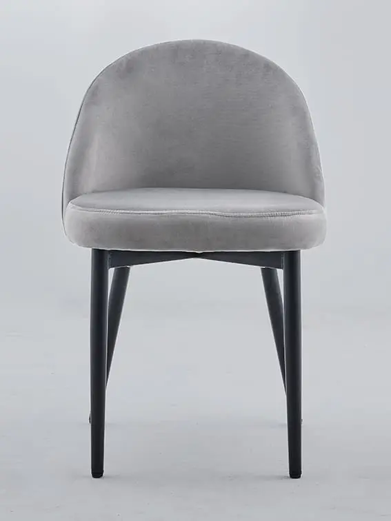 Silla tapizada Sybil Gris Oscuro