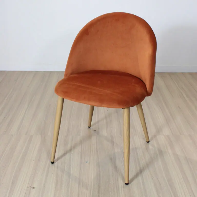 Set x 2 Silla Paris Pana Base Simil Madera Terracota (Munich)