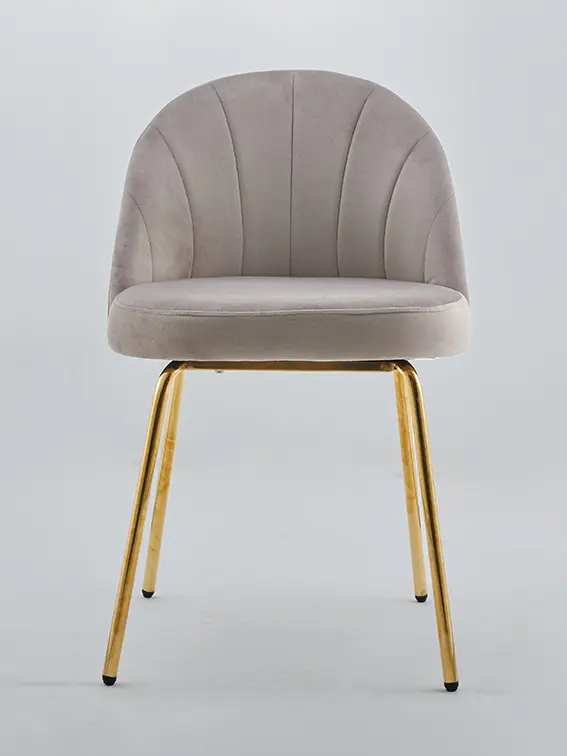 Silla Tapizada Ohel Gris Claro