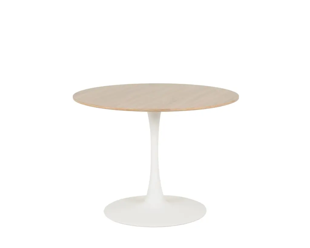 Mesa tulip tapa madera de 120cm