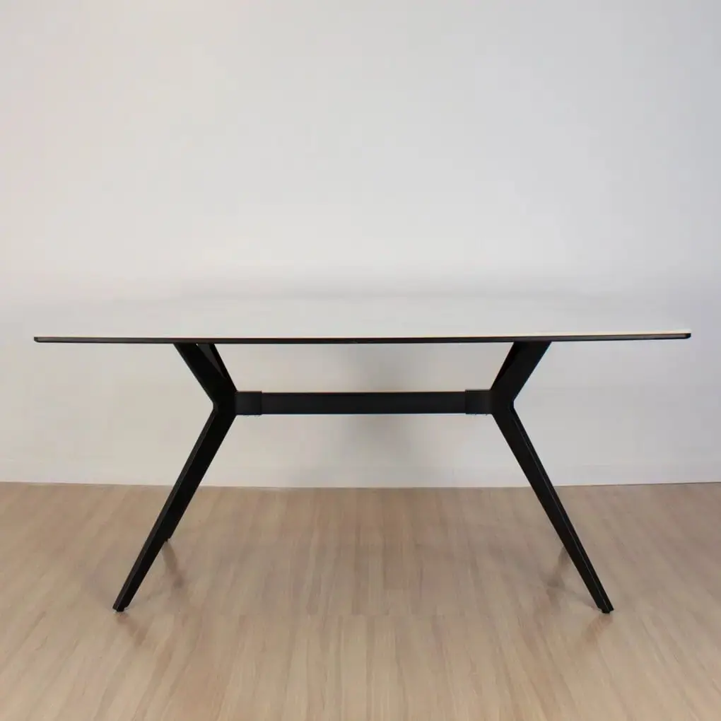 Mesa Oslo rectangular neolith 160cm blanca