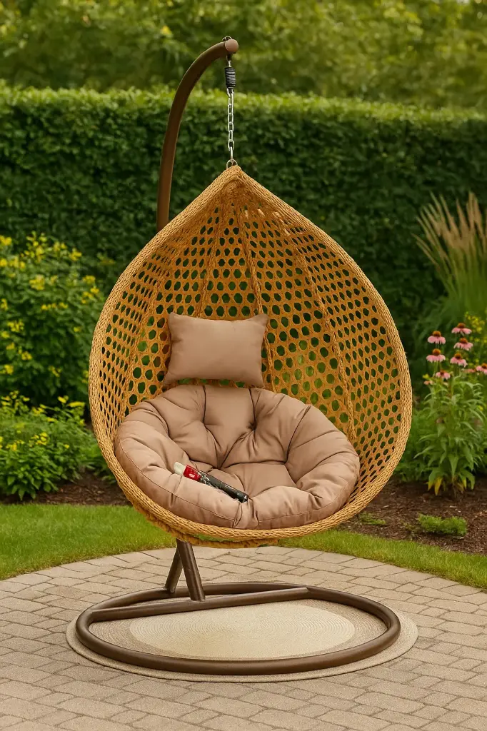 Hamaca con Pie Trenzado