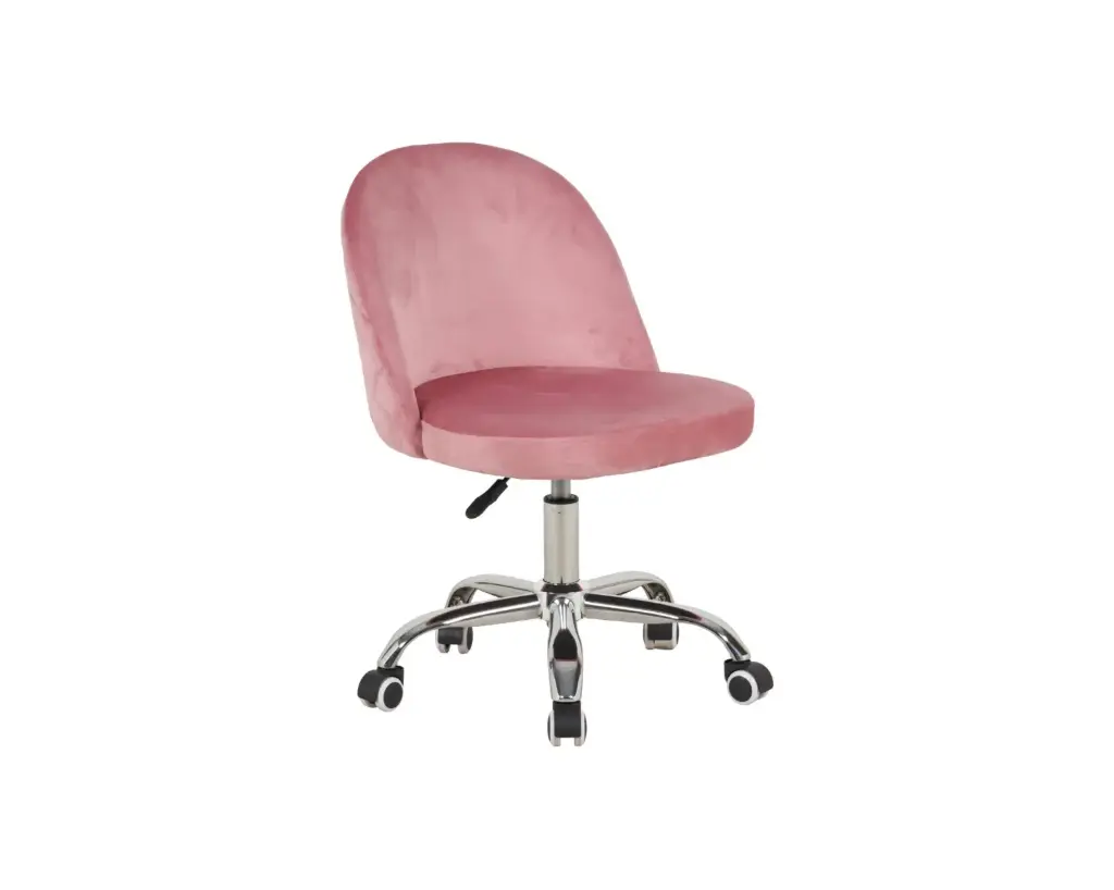 Silla de oficina macron giratoria Rosa