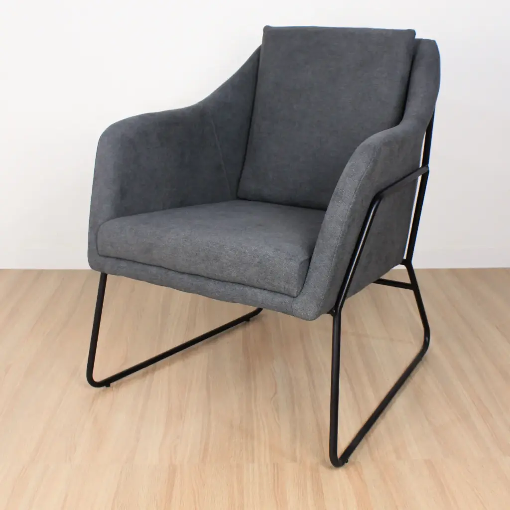 Sillon Montana Chenille Gris Oscuro