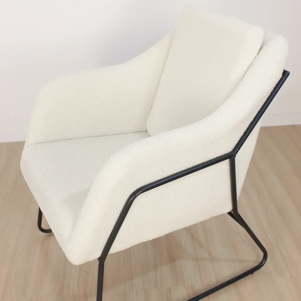 Sillon Montana Boucle Off White