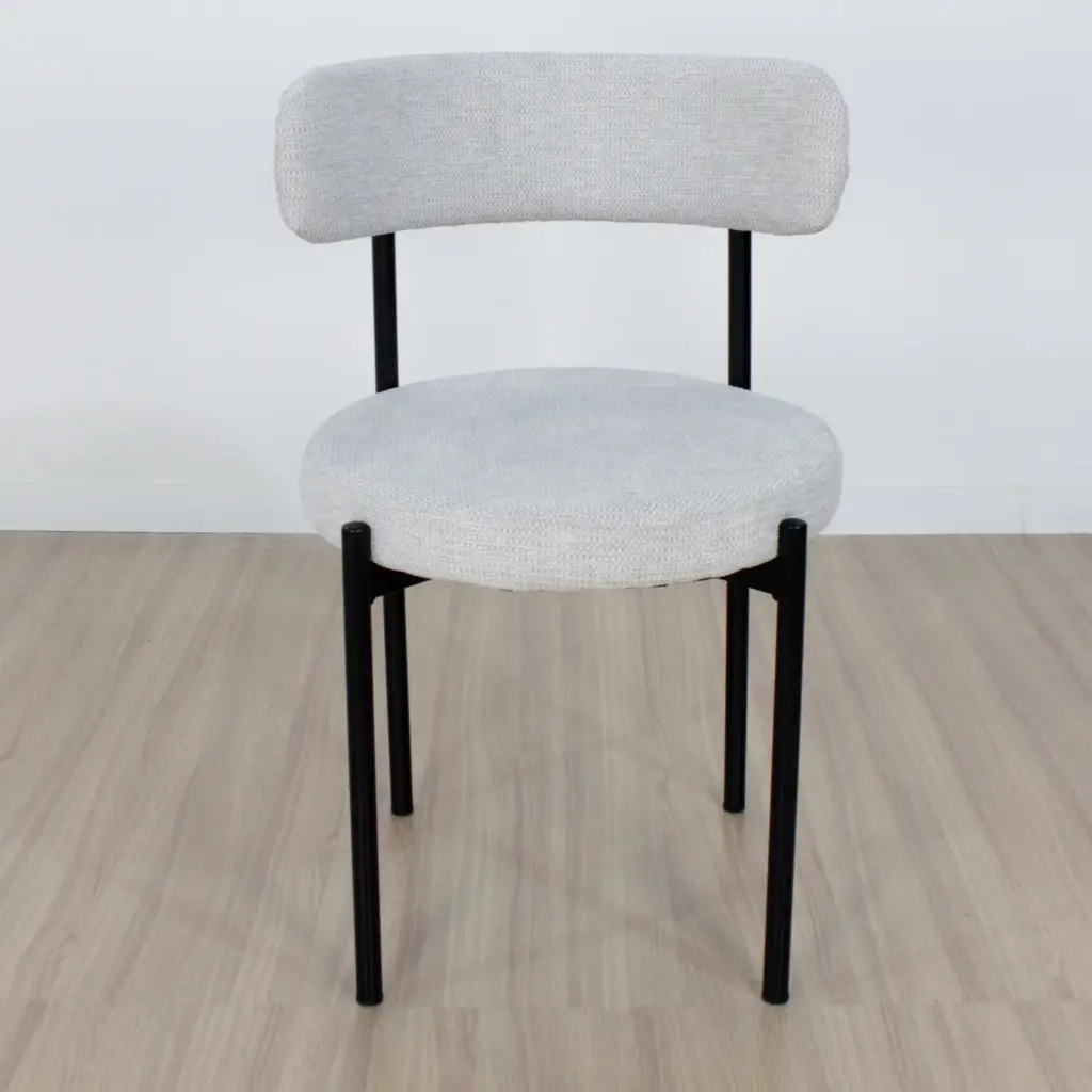 silla tivoli Chenille OFF WITHE