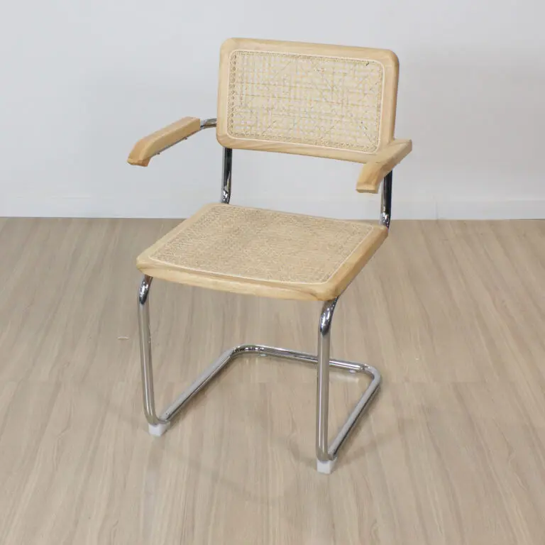 Silla Cesca Breuer Rattan madera Natural con apoya brazo Natural