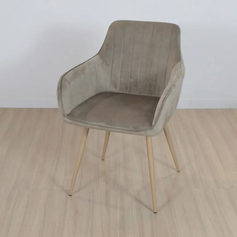 Sillón Dereck Pana Vison Tramado Base Simil Madera