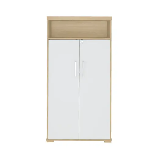 [ADOC2P00BE/B] Armario de oficina con 2 puertas Beige