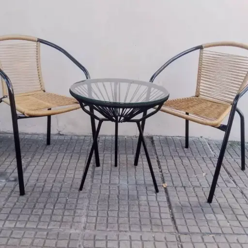 [AM00N/N] Mesa acapulco Negro/Negro