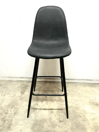 [BABN00] Banqueta Albis Base Negro Ecocuero