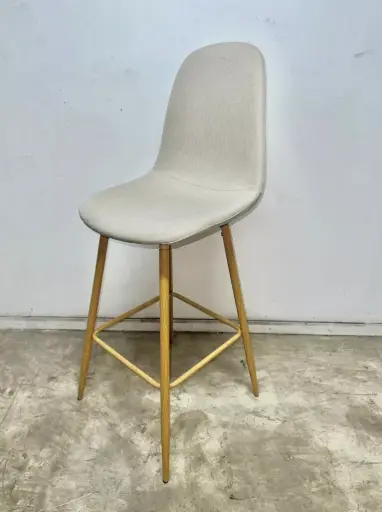 [BABSM00BE] Banqueta Albis Base Simil Madera Lino beige