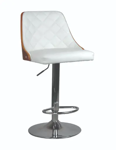 [BCM00B] Banqueta Capitone Madera Blanco