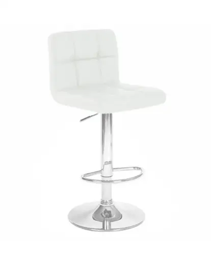 [BCRTE00B] Banqueta con Respaldo Tapizado Blanco