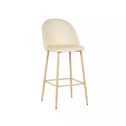 [BPPBSM00BE] Banqueta Paris pana base Similmadera Beige