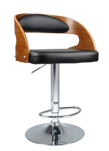 [BPRM00N] Banqueta premier Respaldo Madera Negro