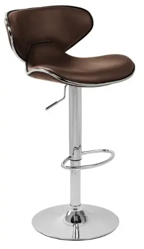 [BSC00MA] Banqueta Shell Cromada 1 Unidad Altura 82 Cm